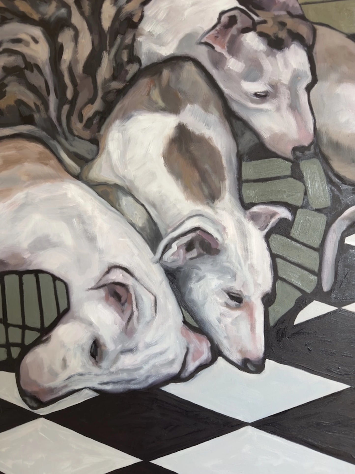 "Where they settle" - Original Oil Painting