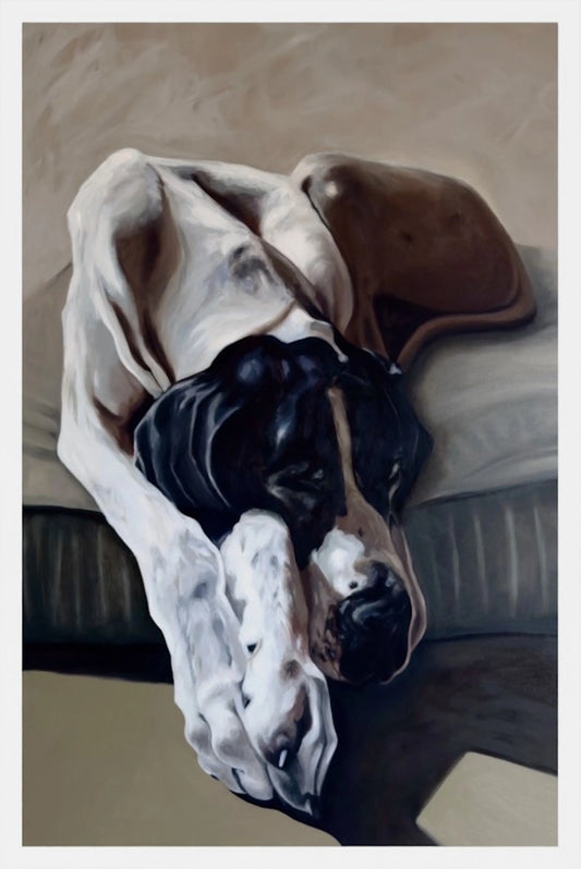"Sleeping Dane" — Hahnemühle German Etching Giclée Fine Art Print